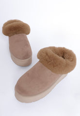 Women’s Aniso Faux Fur Lined Slip-On Platform Snow Boots | Zarnesh