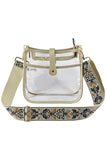 Women’s Transparent Guitar Strap Hobo Crossbody Bag | Zarnesh
