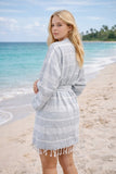 Women's Unisex Turkish Beach Spa Cotton Robe Bathrobe | Zarnesh