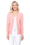 Women's V-Neck Button Down Knit Cardigan Sweater | Zarnesh