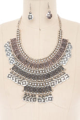 Women’s Vintage Inspired Boho Statement Necklace Set | Zarnesh