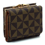 Womens PM Monogram Kiss Lock Tri-fold Wallet | Zarnesh