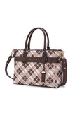 Womens MKF Collection Vivian Plaid Satchel Bag by Mia K | Zarnesh