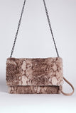 Womens Faux Fur Shoulder Clutch Purse | Zarnesh