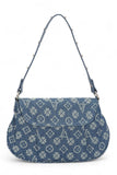 Womens LA Jacquard Denim Fashion Shoulder Bag |Zarnesh