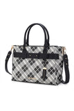 Womens MKF Collection Vivian Plaid Satchel Bag by Mia K | Zarnesh