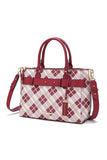 Womens MKF Collection Vivian Plaid Satchel Bag by Mia K | Zarnesh