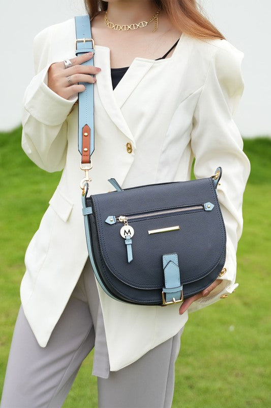 Womens MKF Drew Color Block Shoulder Bag | Zarnesh