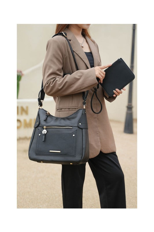 Womens MKF Maeve Shoulder Bag with Wristlet by Mia K | Zarnesh