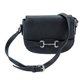 Womens PU Leather Mini Saddle Crossbody Bag | Zarnesh
