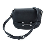 Womens PU Leather Mini Saddle Crossbody Bag | Zarnesh