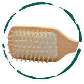 Wooden Bamboo Paddle Detangling Hair Brush | Zarnesh