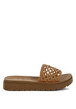 Women Woven Faux Sayura Woven Slip On Flatforms Sandal Zarnesh