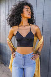 Women Ruched Bralette Zarnesh