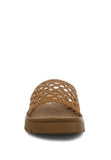 Women Woven Faux Sayura Woven Slip On Flatforms Sandal Zarnesh