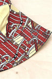 Fashion Equestrian Chain Straps Print Bucket Hat | Zarnesh