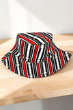 Fashion Striped Pattern Mix Print Bucket Hat | Zarnesh