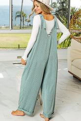 Jade Corded V-Neck Wide Leg Harem Jumpsuit | Zarnesh