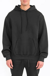 Men’s Casual Solid Fleece Tech Hooded | Zarnesh