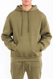 Men’s Casual Solid Fleece Tech Hooded | Zarnesh