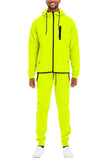 Men’s Casual Solid Full Zip Tracksuit Set | Zarnesh