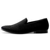 Men’s Classic Jacquard Fish Scale Slip-On Loafers Shoes | Zarnesh