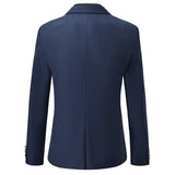 Men’s Double Breasted Blazer 2 Piece Contrast Collar Suit | Zarnesh