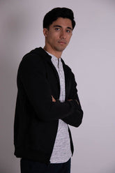Men's Drawstring Fleece Zipper Hoodie | Zarnesh
