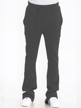 Men’s Fleece Flare Solid Stacked Track Pants | Zarnesh