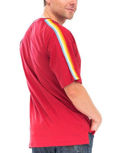 Men's Rainbow Tape Short Sleeve T-shirt | Zarnesh