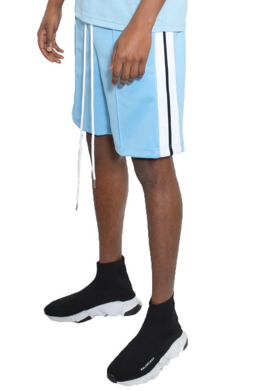Men Side Stripe Tape Shorts | Zarnesh