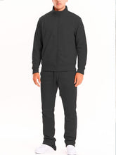 Men’s Solid Flare Tracksuit Stacked Active Set | Zarnesh