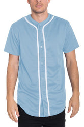 Men's Baseball Jersey Button Down Shirts Sports | Zarnesh
