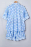 Plus Size Plaid Ruffle Gingham High Waist Shorts | Zarnesh