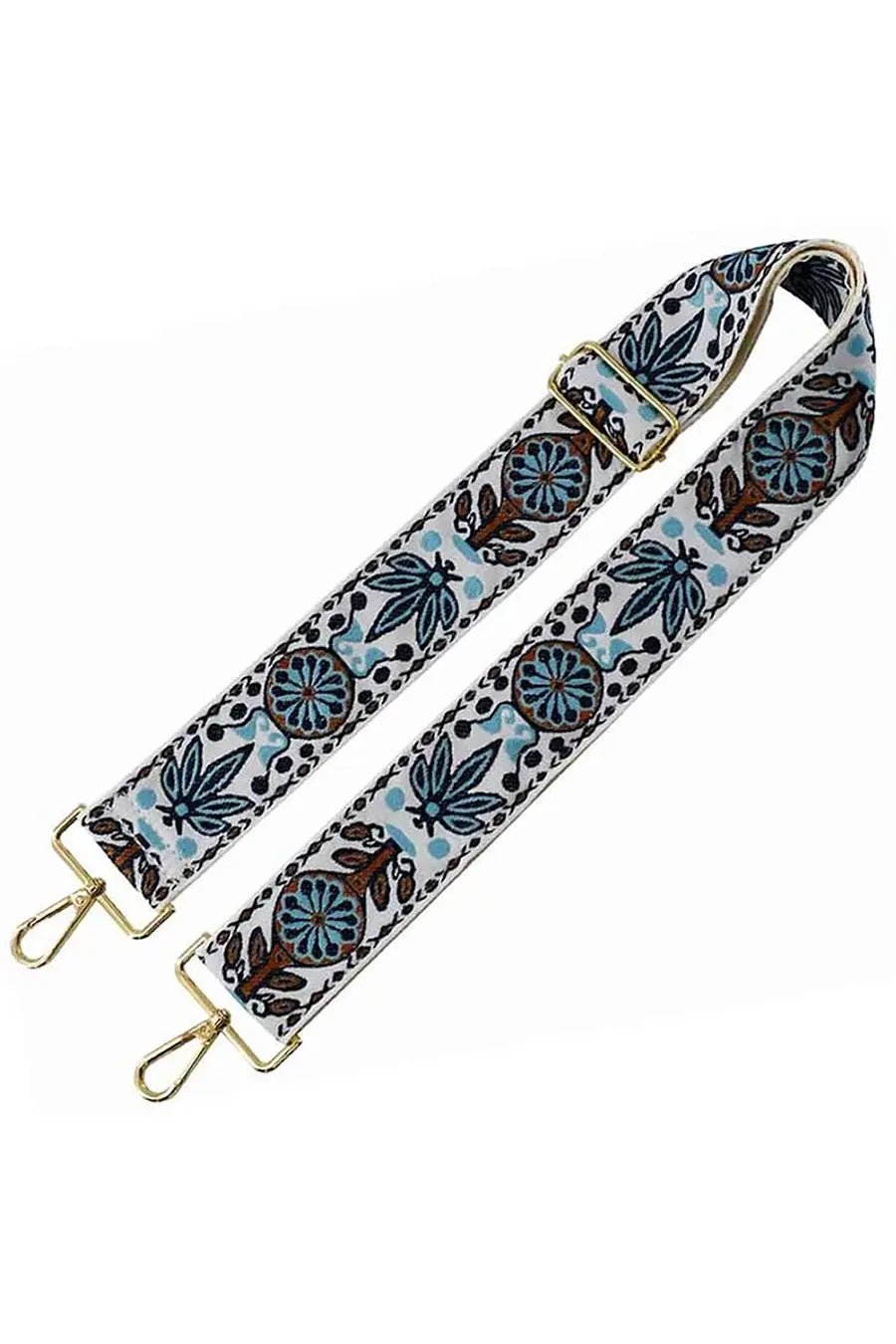 Tribal Guitar Strap 2 Inch Wide Purse Strap | Zarnesh