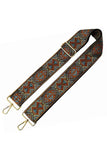 Tribal Guitar Style 2 inch Wide Purse Strap | Zarnesh