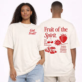 Unisex Oversized Fruit of the Spirit Graphic Shaka T-Shirt | Zarnesh