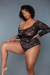 Women’s 2248P Marina Stretch Long Sleeve Bodysuit | Zarnesh