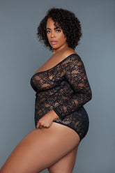 Women’s 2248P Marina Stretch Long Sleeve Bodysuit | Zarnesh