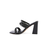 Women's Arnie Braided Block Heeled Slider Sandals | Zarnesh