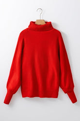 Women’s Christmas Tinsel Holly Jolly Tinsel Turtleneck Sweater | Zarnesh