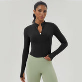 Women’s Cropped Ignite Well-in Vogue Zip Track Jacket | Zarnesh