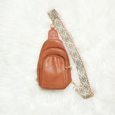 Mylah Crossbody Sling Vegan Leather Handbag - Zarnesh