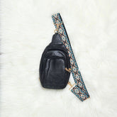 Mylah Crossbody Sling Vegan Leather Handbag - Zarnesh