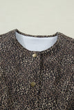 Women’s Denim Leopard Button Front Vest Top | Zarnesh