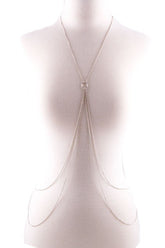 Women’s Double Layered Crossover Ring Bikini Body Chain | Zarnesh