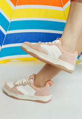 Women Surfer Faux Leather Casual Sneakers Zarnesh