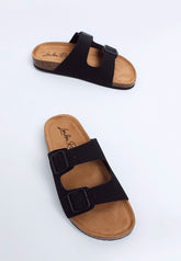Women’s Gloriosa Double Buckle Slide Sandals | Zarnesh