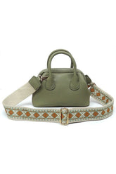 Women's Guitar Wide Strap Satchel Crossbody Bag | Zarnesh