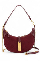 Women’s Half Moon Slouchy Faux Suede Shoulder Bag | Zarnesh
